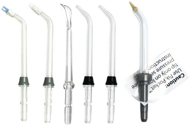 Waterpik 原廠沖牙機噴頭 6件組 適用 WP-150/320/660/560 WF-10/21, 1個