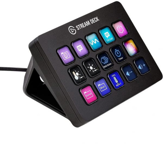 엘가토 스트림덱 MK2 유튜브 영상편집 포토샵 단축키, 상품선택, 1개, 15키(MK.2) 블랙