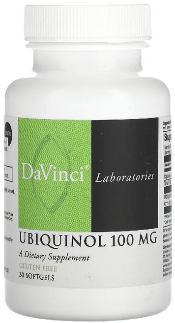 다빈치래보래토리즈 유비퀴놀 100mg Ubiquinol 소프트젤 30정, 1개 - 쿠팡