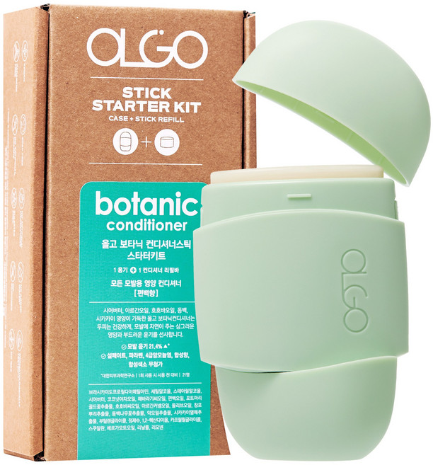 [리뉴얼] 올고 보타닉 컨디셔너스틱 스타터키트 (컨디셔너 + 전용용기) - 무실리콘 무4차암모늄염 무파라벤 고영양 컨디셔너 트리트먼트, 65g, 1개