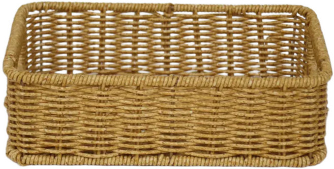 대형 다용도 천연라탄 PP 바구니 소품 바스켓 정리함 수납바구니 장난감 인형 쏠리또, 오픈형 PP라탄바구니, ., 1개