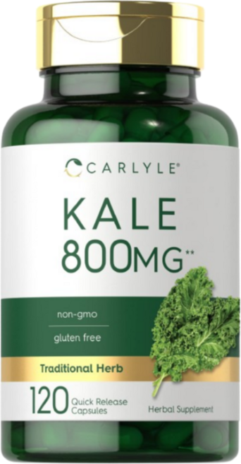 칼라일 케일 추출물 800mg 120캡슐 파우더 분말 가루 영양제 Kale, 1개, 120정