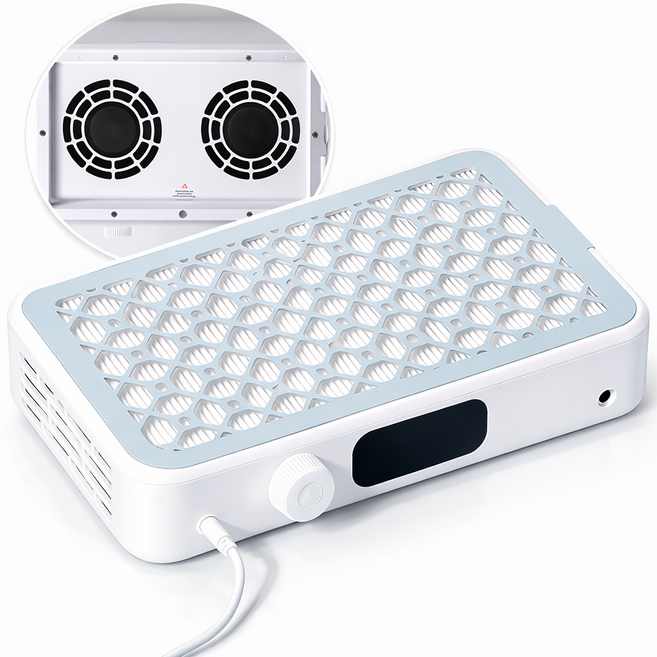 위티 듀얼앤 네일흡진기, 1개, 화이트