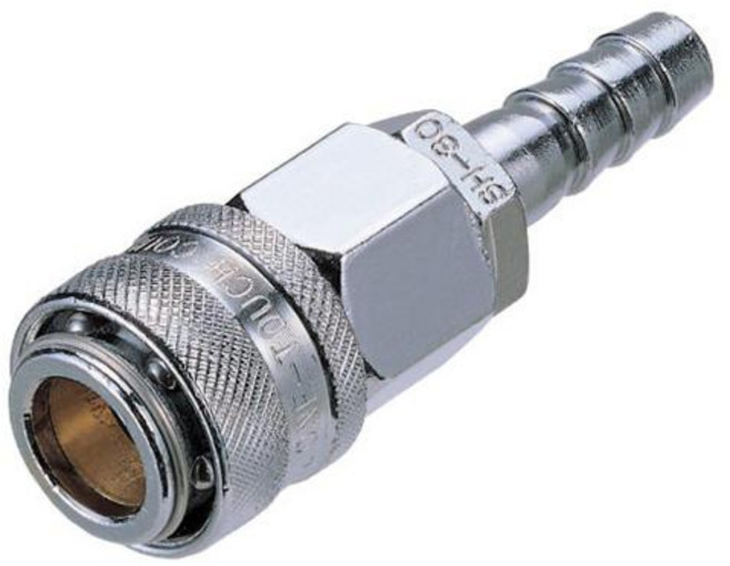 씨디씨 에어원터치커플러 OSH40 용도 호스용 13 1EA 634 3004, 1개