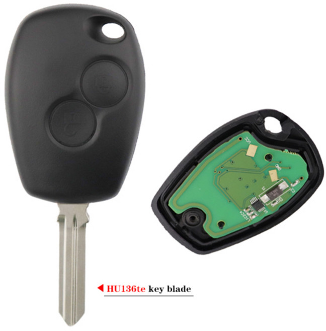 433Mhz ID46 PCF7946/47 리모컨 자동차 키 르노 트래픽 더스터 마스터 모두스 클리오 3 트윙고 모바노 다치아 로건 산데로 캉구 용, ID46 PCF7947 Chip, [01] HU136te Blade