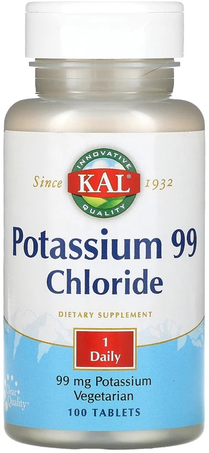 KAL 칼륨 99 염화물 99mg 100정, 6개 - 쿠팡