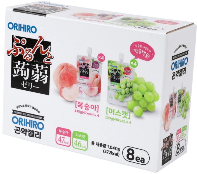오리히로 곤약젤리 1040g, 1.04kg, 1박스