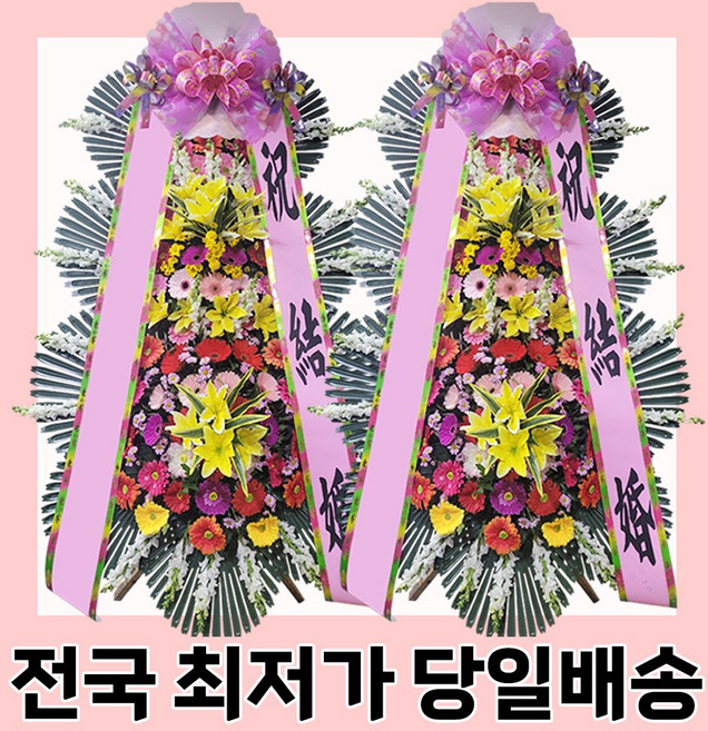 디프유 축하화환 기본3단형 결혼식/개업식/축하/ 전국 꽃배달 명품 화환 당일배송 경조화환 행사화환 전국에서 제일 싼 집, 축하화환 기본 3단형