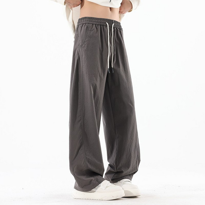 FINAL SENSE남성 루즈 와이드 팬츠 방수 통기성 캐주얼 팬츠 쿵건 자외선 차단 키 커보이는 효과 봄 가을용