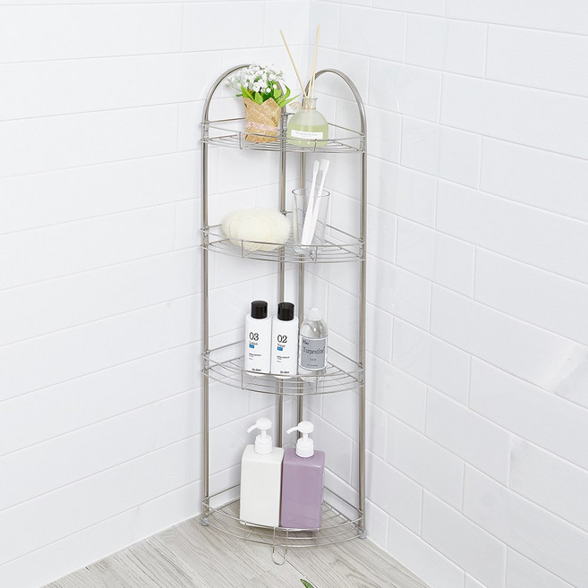 할메이드 스텐 욕실 코너선반 6종, 1개