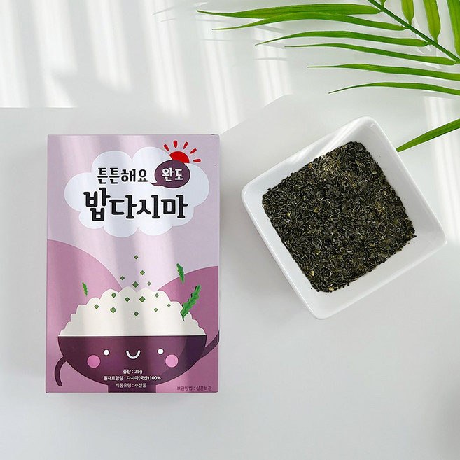 [바다모음] 밥 다시마 25g 이유식 재료, 1개