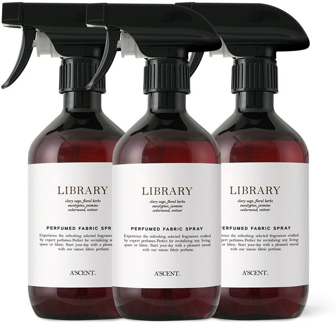 에이센트 섬유탈취제 500ml, 3개