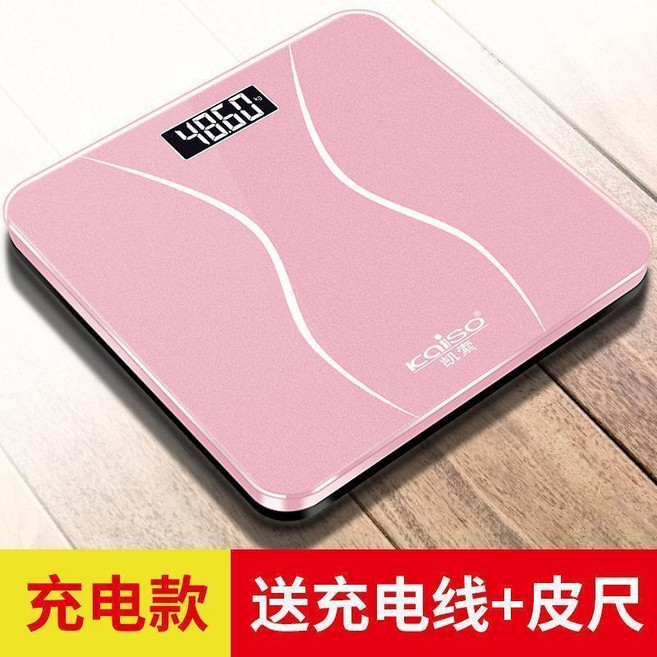 kaiso 葛萊 電子體重秤 電池款, 1個, 小蠻腰 充電款