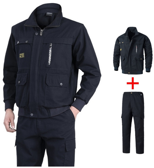 분리형 100%순면 작업복 멀티 유니폼 근무복 상하세트 현장 용접복 정비복