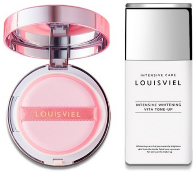 루이비엘 물빛 톤업크림 50g + 꿀광 피치피치 쿠션 15g 세트, 21호, 1개