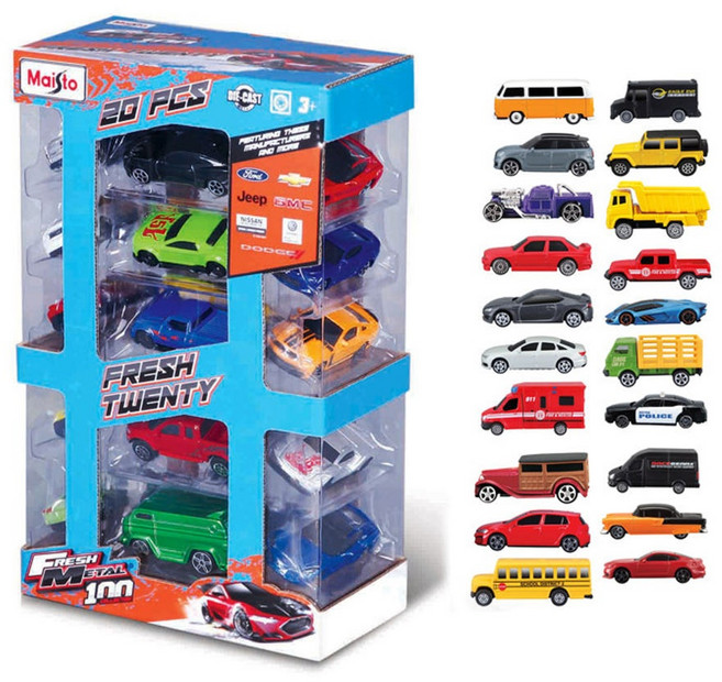 마이스토 베이직 미니카 20P, 1개, 랜덤색상