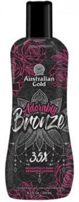 Australian Gold 브론즈 35X 딜라이트풀 다크 DHA 및 내추럴 브론저 250 ml, 1개