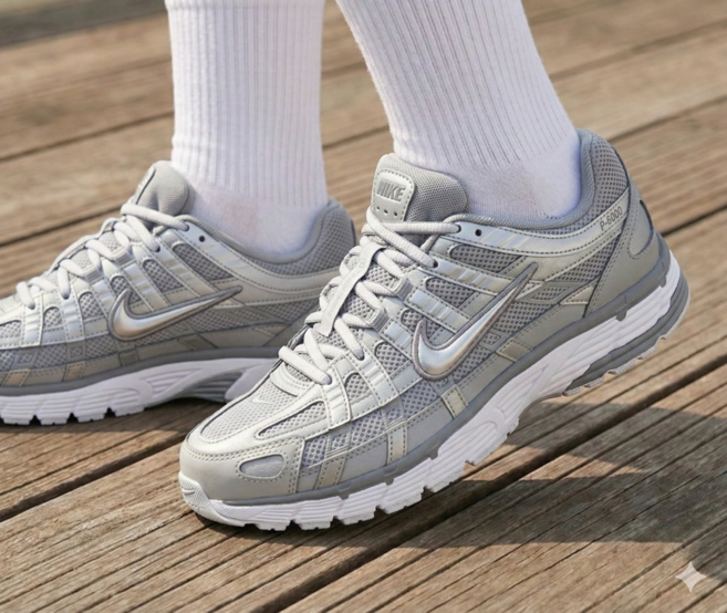 [백화점정품] 나이키 런닝화 P6000 메탈릭 서밋 화이트 스니커즈 운동화