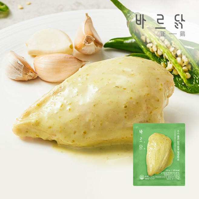 바르닭 소스품은 닭가슴살 청양마요 7팩, 없음