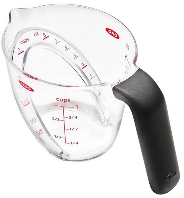 OXO 굿 그립스 2-컵 앵글드 계량 컵, 1 Cup