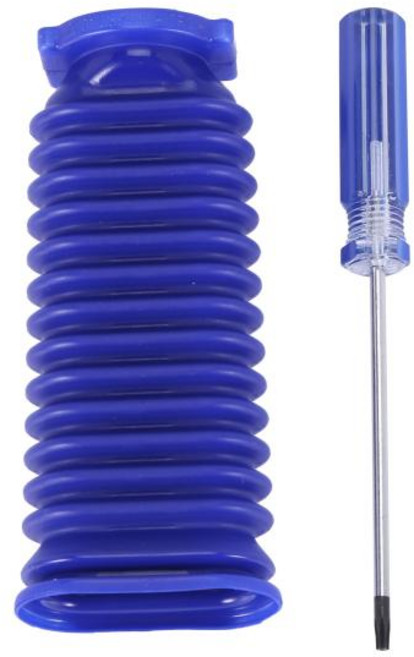 호환 V6 V7 V8 V10 V11 용 소프트 벨벳 롤러 흡입 블루 호스 교체 가정 청소용 진공 청소기, 1) blue, 1개