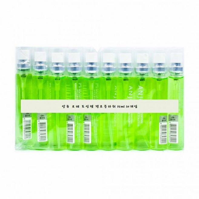 앙쥬 오데 토일렛 플라워 15ml 10개입, 1개