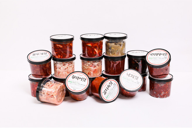 [태태푸드] 젓갈 반찬 골라담기 22종 혼밥 명란젓 새우젓 국산 젓갈모음 젓갈쇼핑몰 젓갈택배, 350g, 1개