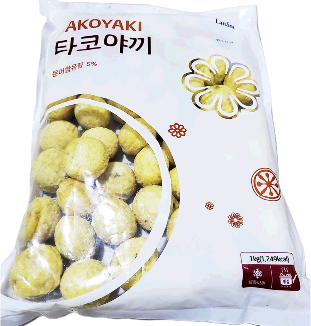 다꼬야끼 (랜시 1K(50개) 길거리음식점 쫄깃한식감 소규모식당, 1개, 1kg