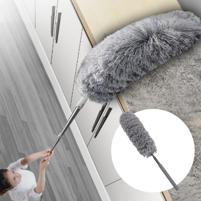 베이안 길이조절 먼지털이 정전기 롱 280cm, 1개, 모던그레이