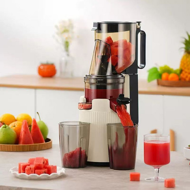 착즙기 자동 과일 야채 올인원 원액기 녹즙기 쥬스믹서기, 아이보리, 1