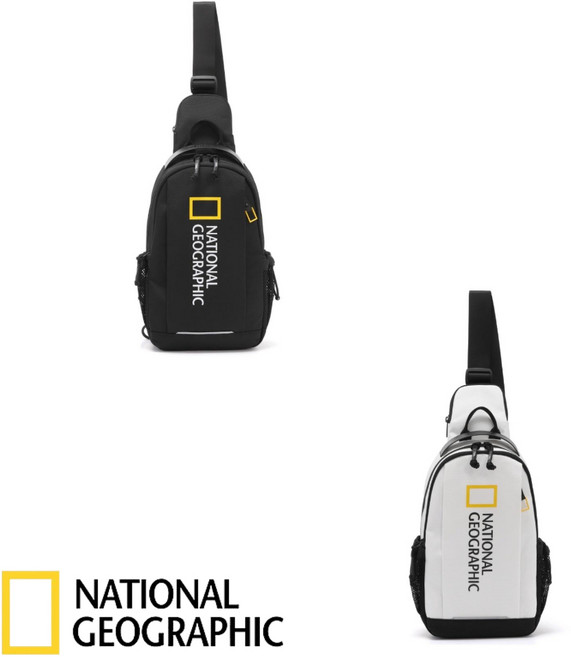 [백화점 정품] 내셔널지오그래픽 24년 NEW 빅로고 슬링백 남여공용 학생 미니 가방 여행용 크로스백