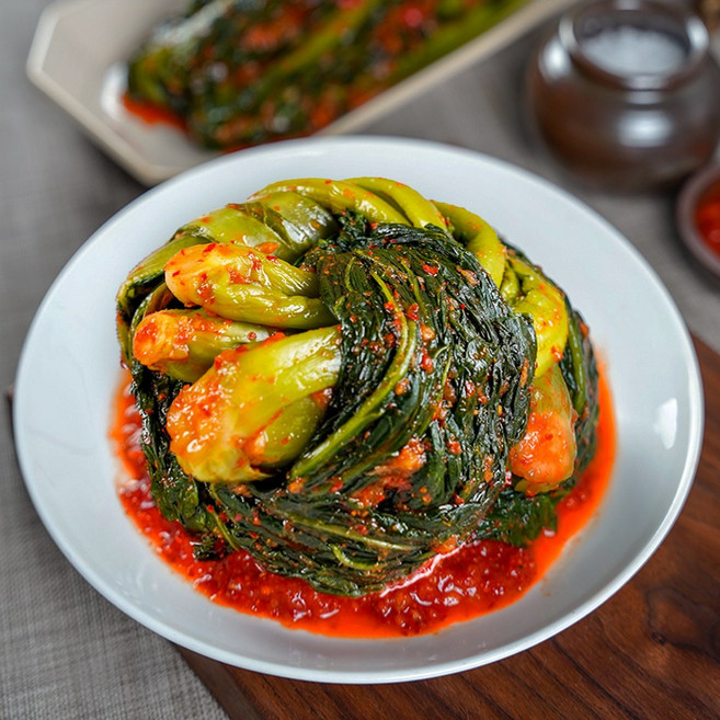 [죽향김치] 갓김치 전남 담양 당일제조 고품질 양념 알싸한 갓 원재료 Gat-kimchi Korean Traditional Leaf Mustard Kimchi, 1개, 5kg