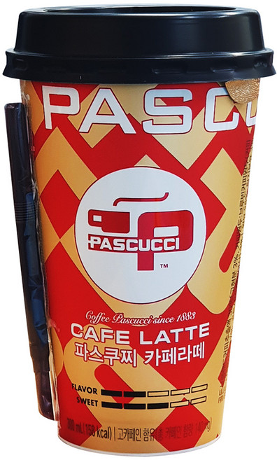 파스쿠찌 카페라떼 컵 300ml 10개