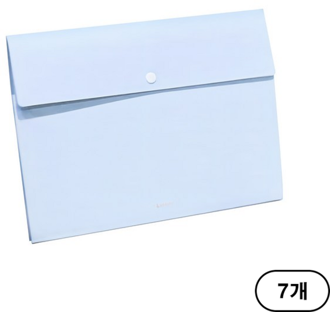 심플 도큐먼트 파일백 8분류 72456, 파스텔블루 (Blue), 7개