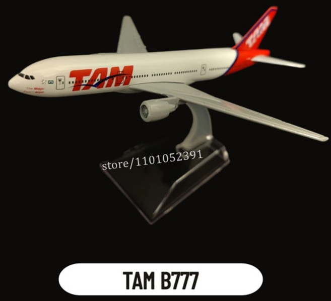 비행기모형 칠레 LAN LATAM 항공 항공기 다이캐스트 미니어처 소년 생일 1/400 스케일 공지사항, 6.144.TAM B777, 1개