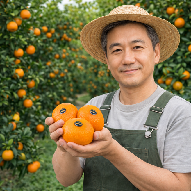 (당도보장) 프리미엄 블랙라벨 오렌지, 1개, 정품 중소과 10과