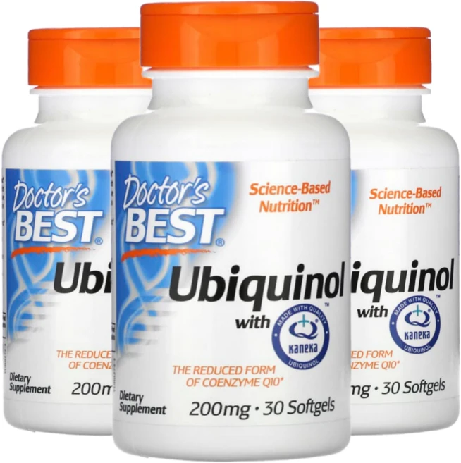 닥터스베스트 유비퀴놀 200mg 소프트젤, 30정, 3개 - 쿠팡