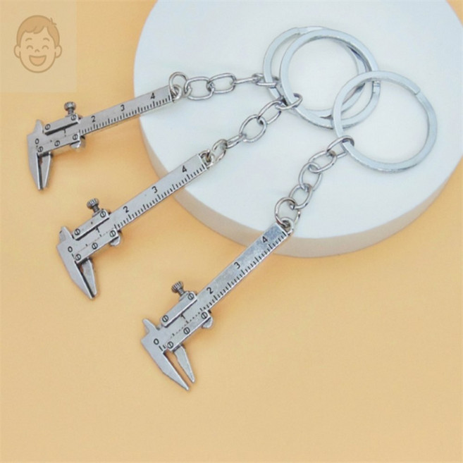 그집추천 미니 휴대용 캘리퍼스 키링 열쇠고리 측정 도구 공구 미니버니어캘리퍼스, 1