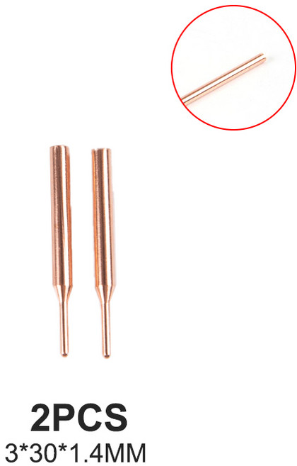 5MM 직경 용접기 100MM 포인트 구리 30 전극 용접봉 바늘 알루미나 스폿, 7) 2Pcs 3x30x1.4mm, 1개