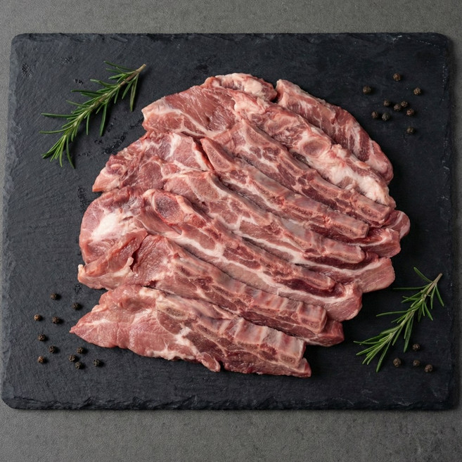 풍부한 감칠맛 제주 흑돼지 LA갈비, 1개, 1kg