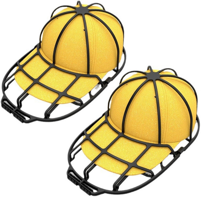 모자 볼캡 변형방지 세탁망 세탁틀 건조망, 블랙, 1개