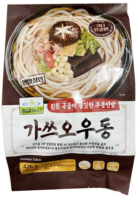 칠갑농산 가쓰오우동, 1개, 426g