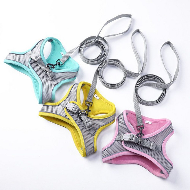 (BND-A14) 메쉬 조끼 하네스, 민트_L, 1개