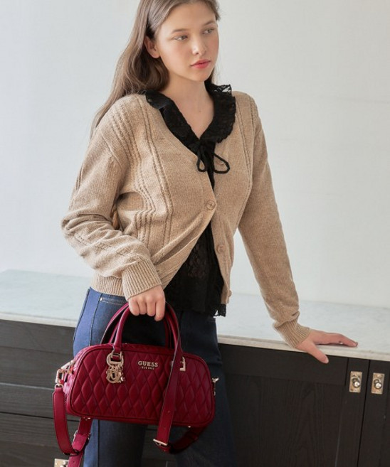 게스 GUESS 발라_VALLA 퀼팅 스몰 사첼백 HP3A3A34 192885