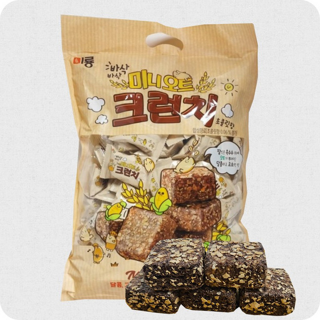 미룡 미니오트 크런치 초콜릿향, 520g, 1개