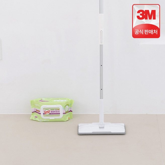 3M 스카치브라이트 올터치 더블액션 표준형 막대걸레 + 베이직 더블액션 물걸레 청소포 30매