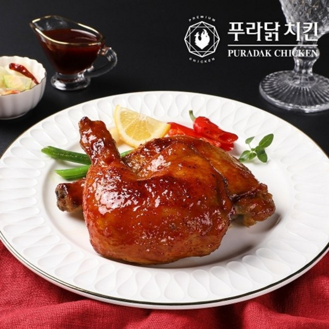기타 [푸라닭] 빅사이즈 통 닭다리구이 매콤악마, 10개, 250g