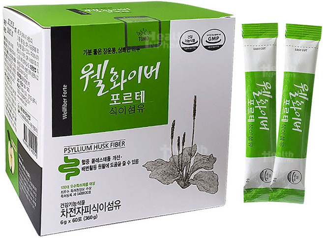 웰화이버 포르테 식이섬유 60포/토모웰화이버/식이섬유, 360g, 1개
