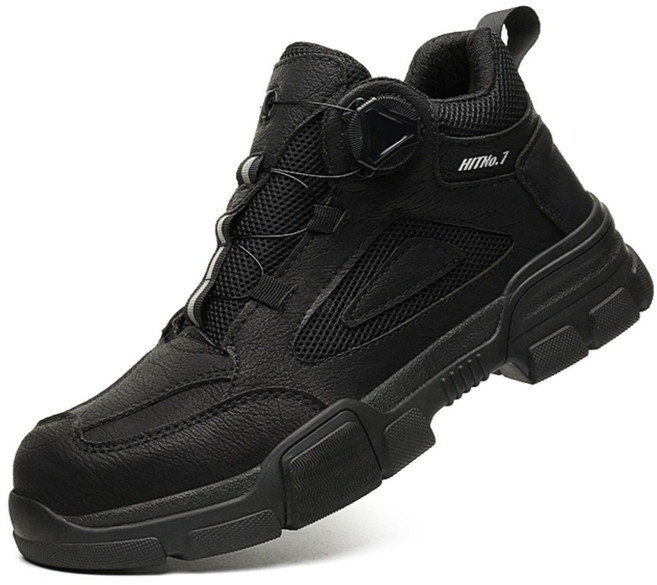 HIT No.7 프리미엄 다이얼 작업화 경량 작업화 발이편한 발볼넓은 쿠션좋은 남성 여성 발목 하이탑 SF018