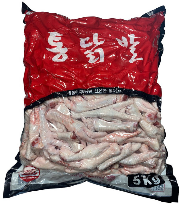 프레쉬맥스 닭발 원료 통닭발 5Kg, 1개